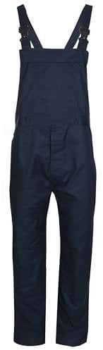 Fort - Bib 'N' Brace - 38W- Navy - Men's Workwear - Comfortable, Durable Painters & Decorators Overalls