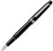 MontBlanc Meisterstück Line F Platinum Fountain Pen - Black