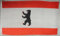 Flagge Fahne Berlin 90x60 cm wetterfest und lichtecht für innen und aussen