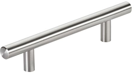 SOTECH Möbelgriff G17 BA 96 mm Ø 12 mm Edelstahl SS201 gebürstet | Schranktürgriff Kommodengriff - perfekt für vielfältige Wohnraumgestaltungen