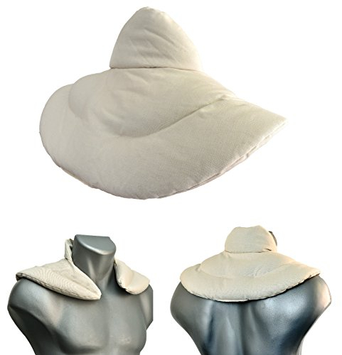 Neck Pillow Ecru/Nature | Cherry Stone Pillow | Warming Neck Cushion, Neck Warmer