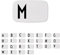 Design Letters Buchstaben Brotdose für Kinder, Erwachsene A-Z | Lunchbox BPA frei | Lunchbox Erwachsene | Personalisierte Geschenke | Ideal als Snackbox, Frühstücksbox, Brotbox Kinder, Brotdose Schule