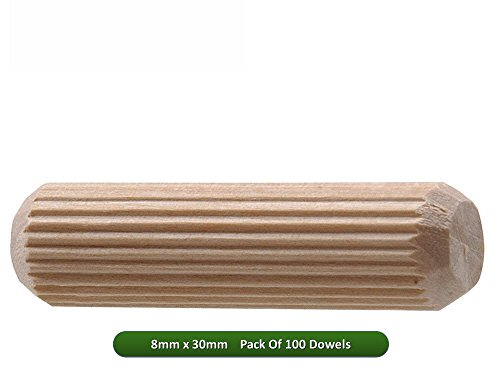 Fort Fasteners® Wooden Dowel 8mm x 30mm Pack Of 100