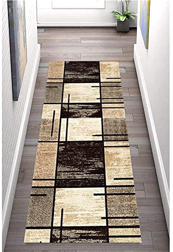 LIHY Korridor Teppich- Retro Flur Läufer Teppich, Breite 60cm / 80cm / 90cm erhältlich, rutschfest, Länge Anpassbare (Size : 0.9×4m)