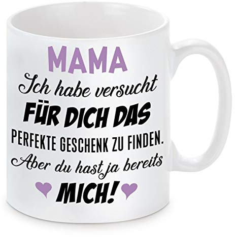 Herzbotschaft Tasse mit Motiv - Ich Habe versucht für Dich das perfekte.…