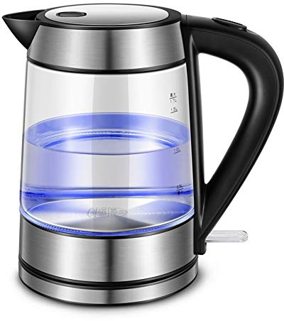 XYanZi 1.7L Electric Kettle, Temperature Control Glass Kettle 1800W Fast Boil Smart Kettle with Keep Warm Function & Auto-off Boil-Dry Protection