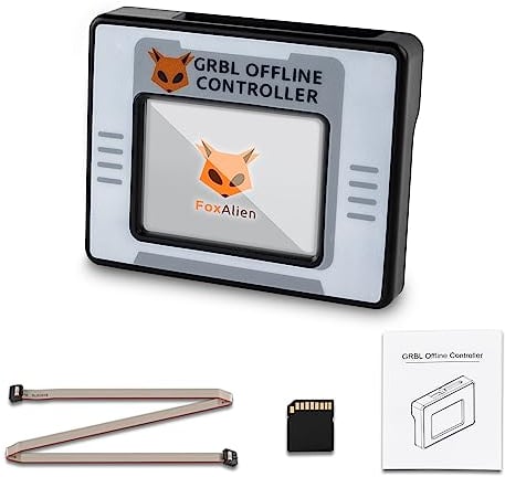 FoxAlien CNC Offline Steuermodu für Masuter Pro und Masuter 3, Offline Steuerungsmodul mit Touchscreen LCD GRBL Steuerung für FoxAlien CNC Router Graviermaschine