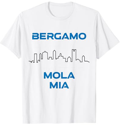 Bergamo a Mola mia BERGAMASCA Calcio Maglietta