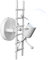LZGS Go Swing Bands Humanoid Wandleuchte kreativ Cartoon Wandlampen Innen Industrie Wand Lampe Lampe max für 60 W E27 Basis für Schlafzimmer Kinderzimmer Flur Restaurant Treppe (weiß)