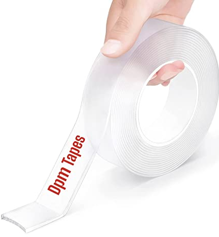 Dpm tapes - Nano Tape Heavy Duty - Nastro Biadesivo Multifunzione, Removibile, Lavabile, Fortemente adesivo. Ideale per Tappeti, Foto, Poster, Decorazioni, Utilizzo Domestico - 30 mm x 3,3 m