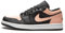 NIKE - Scarpe Air Jordan 1 Low Crimson Tint, da uomo, 553558 034, nero/rosa/bianco (Black Arctic Orange), IT 44, Nero