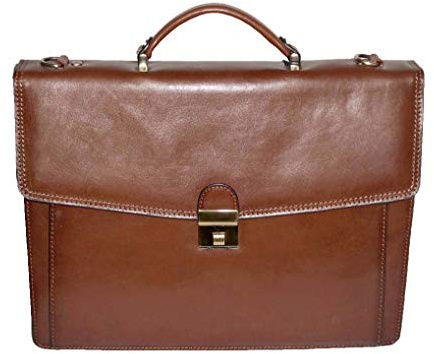 KATANA cartable porte document serviette en cuir à 1 soufflet réf 68124 (2 couleurs disponible)