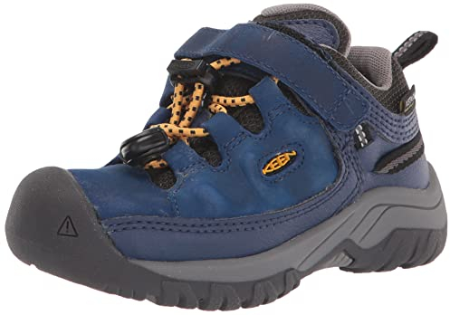 KEEN Targhee Low Waterproof Wanderstiefel, Blue Depths/Forest Night, 35 EU