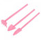 sourcing map Gartengeräte Plastik Spaten Rechen Umpflanzen Pflege Blumentopf Kit Rosa