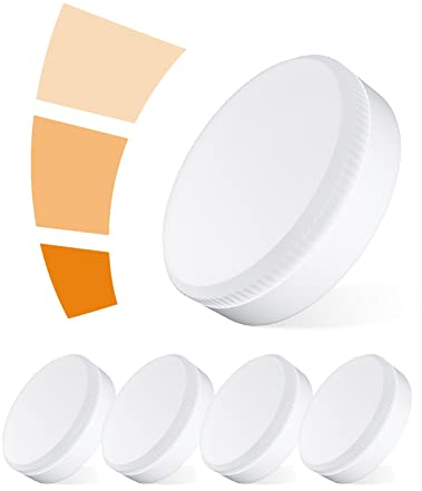 BVCL GX53 LED Lampen, 11W LED lamp, 1000LM, AC/DC 190-260V, 30-50W Energiesparlampe Ersetzt, Abstrahlwinkel 120° Nicht Dimmbar, 5er Pack (Color : Warm White 3000K)