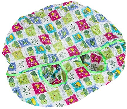 KOMBIUDA Einkaufswagenbezug Aus Polyester -sitzbezug Für Einkaufswagen Wiederverwendbar Und Waschbar Schützt Kinder Vor Schmutzigen Oberflächen