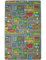 e-floor Kinderteppich, Teppich für EIN Kinderzimmer, Stadtmotiv, Kinderteppich Straßen und Wege, Teppich für Jungen und Mädchen, für Schlafzimmer und Spielzimmer, Kindergärten, 100 x 180 cm Grau