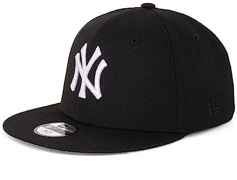 New Era Kids Caps - Kinder Kappe - Baseball Cap - 9FIFTY Snapback - NFL - MLB - NBA (New York Yankees 02black White)