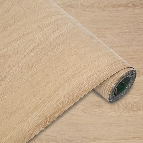 Pavimenti in PVC autoadesivi, pavimenti in vinile, resistenti all'acqua, piastrelle per pavimenti, piastrelle adesive, per cucina, soggiorno, camera da letto, superficie antiscivolo (venature del