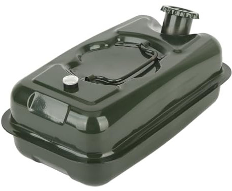 Fyearfly 3L Jerry Can, Mini Iron Fuel Can 0.8 Gallon 3L Gasoline Fuel Gas Portable Storage Container Square Thicken Box, for Motorcycles Cars