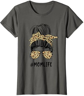 Super Mama Mom Life Leopard Muster Muttertag Beste Mama T-Shirt