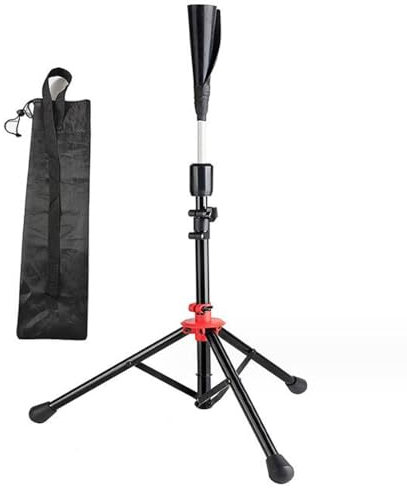 Jemora Baseball Batting Tee Tragbare Softball Schlagen Stativ Basis Tee Unterstützung Höhenverstellung mit Tragetasche für Erwachsene und Jugendliche Schlagtraining Praxis