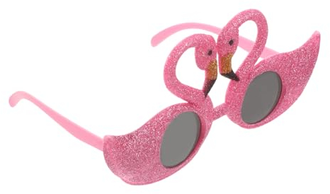 ANDRESLAD Flamingo Brille Lustige Sonnenbrille Kostümbrille Strand Party Brille Kunststoff Brille Leichte Party Brille Neuartige Party Brille Party Brille Brille Foto Requisite