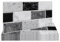 Fantasnight Stickers Adhésive Carrelage Noir Blanc 12 pièces pour Salle de Bains et Cuisine, Crédence Cuisine, Imperméables Carrelage Carreaux Adhésif Mural 30 x 15 cm