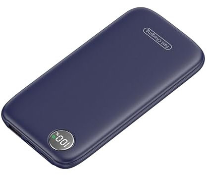 Ntaanoo Power Bank Charge Rapide 22,5W 4.5A, Slim 10000mAh Batterie Externe, Legere Powerbank USB C Input & Output, Batterie Portable Compatible avec iPhone 16 15 14 13 12 11 Samsung Android etc