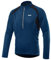 ARSUXEO Radtrikot Herren Langarm MTB Jersey Halber Reißverschluss Radbekleidung 6031 Montego Blue XL