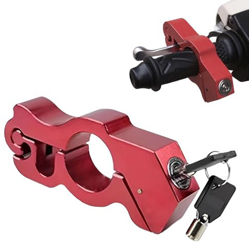 Bettinay Motorbike Locks High Security, Universal Motorcycle Handlebar Lock for Dirt Bike ATV Moped