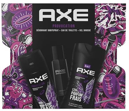 Axe Coffret Homme Provocation Déodorant, Eau de Toilette Gel Douche x1