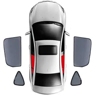 Parasoles Coche Parasol Magnético para Coche para Hyundai,para Kona, para Kauai, para Encino OS 2018, 2019, 2020, 2021-2022 Protección Solar Coche(Rear Triangular)