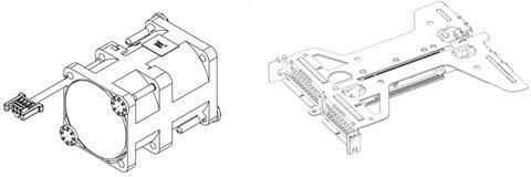 DELL 330-BCVV parte e accessorio del sistema di raffreddamento del computer Kit di montaggio (Dell Configuration 2 - Scheda riser - per PowerEdge R360)