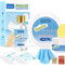 YIAE Kit de nettoyage pour baskets, nettoyeur de chaussures de qualité supérieure, nettoyant pour daim pour enlever puissamment les taches avec crème nettoyante pour baskets, détachant et lingettes