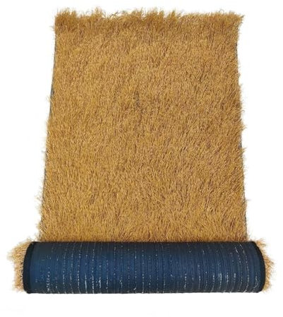 Techo De Paja Paja Falsa Artificial Techo, Techo De Paja Sintética, Tejas De Paja De Simulación, Para Bar, Cabaña, Fiesta, Jardín, Cerca, Patio, Playa, Cubiertas, Sombrillas Valla Decoración(0.5x12m(1