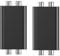 Spourita 2X Erdschleifen-Rauschisolator, Audio-Isolator, Rausch-Summen-Filter, RauschunterdrüCkungs-Isolator, Audio für PC