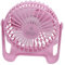 Tofficu ventilateur de bureau mini ventilateur mini fan ventilateur silencieux de bureau rose
