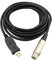 HONITANO Cable Adaptador USB Macho Xlr Femenino de Conector de Audio Grabación y Karaoke Compatible con Micrófonos y Equipos de Sonido
