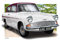 Classicmotorprints.co.uk Ford Anglia 105E personalised print of YOUR CAR with number plate
