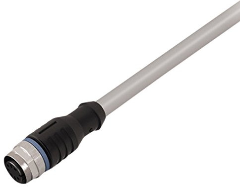 WAGO 756 – 3101/040 – 100 10 m schwarz, grau-Kabel Signal – Kabel-Signal (10 m, 1 x M12, schwarz, grau)