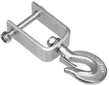 otgerlensker products Haken Lasthaken Sicherheitshaken Kranhaken 5/16 360° drehbar Werkstattzubehör für Motorkräne, Kräne, Gabelstapler uvm.