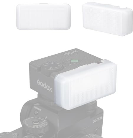 Godox IM30DF Diffuseur de Flash pour Godox IM30 Mini Flash, Diffuseur Blanc adoucit Les Ombres dures, apporte Un Effet Plus Doux