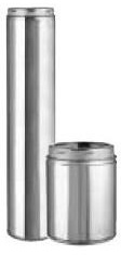 Metalbest Ultra-Temp 207036U Type Ht Insulated Chimney Pipe, 7 x 36