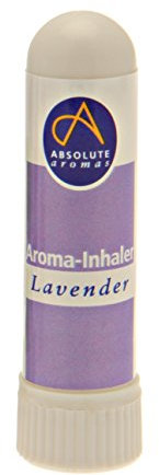 Absolute Aromas Stick Inhalateur avec Huile Essentielle de Lavande Française 100% Pure et Naturelle - Un Arôme Calmant pour Apaiser et Équilibrer - Inhalateur Nasal Doux