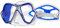 Mares Erwachsene Tauchmaske X-Vision Ultra LS, Blue Water, 411052CLBLWCBL