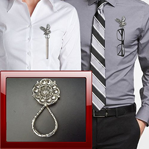 Tudor Rose RPin Brosche aus Zinn für Brillen, Stifte, Ausweis, Schmuck