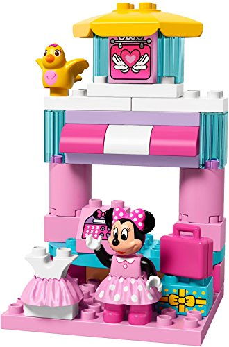 LEGO- Duplo Mickey & Friends Fiocco Negozio di Minnie Costruzioni Gioco Bambina Giocattolo, Multicolore, 10844, 8-14 anni