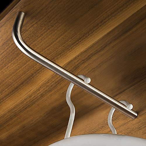 Garderobenstange Norma II 230 mm Ø 12 mm echt Edelstahl gebürstet L-Form Kleiderbügelhalter von SO-TECH®