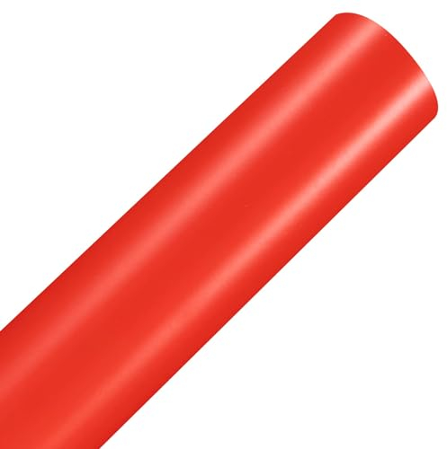 VINYL FROG Film auto-adhésif de métier de 30x300cm de vinyle rouge repositionnable mat pour des traceurs de coupe